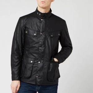 Barbour International Mens Duke Wax Jacket - Black - XXL