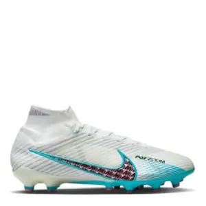 Nike Zoom Mercurial Superfly 9 Elite AG-Pro Artificial-Grass Soccer Cleats - White