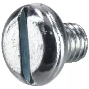 R-TECH 337024 Slotted Pan Head Machine Screws BZP M5 6mm - Pack Of 100