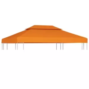 VidaXL Gazebo Cover Canopy Replacement 310g / m Orange 3 x 4 m