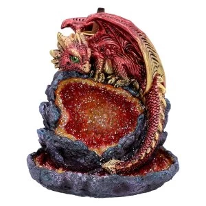 Crystalline Guardian Backflow Incense Burner