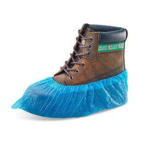 Click Once Economy Disposable Overshoe Waterproof Blue Ref DOSECB Pack