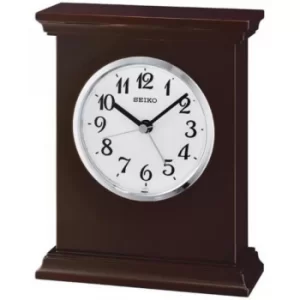 Seiko Clocks Wooden Mantel Alarm