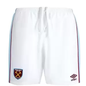 Umbro West Ham United Home Shorts 2021 2022 - White