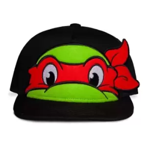 Teenage Mutant Ninja Turtles (Tmnt) Raphael 3D Character Novelty Cap, Black (Nh386674Tnt)