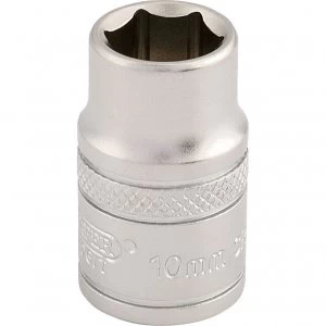 Draper 3/8" Drive Satin Finish Hexagon Socket Metric 3/8" 10mm