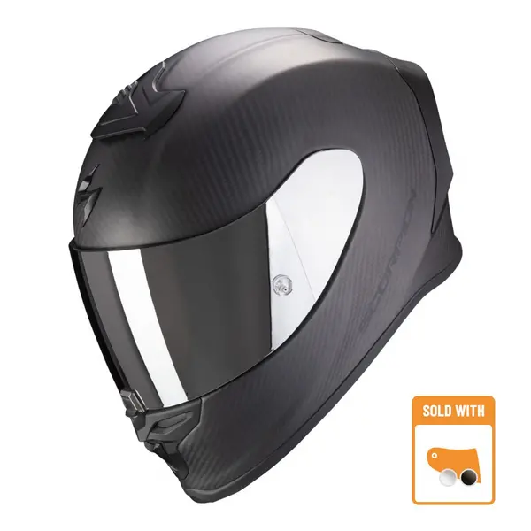 Scorpion Exo-R1 Evo Carbon Air Solid Matt Black Full Face Helmet XL