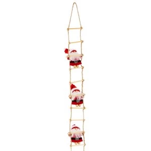 Sass & Belle Climbing Santa Ladder Decoration