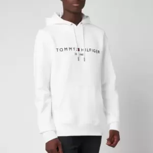 Tommy Hilfiger Mens Logo Hoodie - White - L