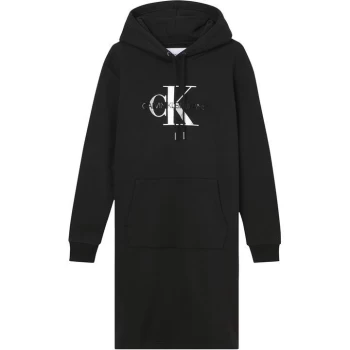 Calvin Klein Jeans Glossy Mono Dress - CK BLACK BEH