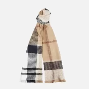 Barbour Womens Blair Tartan Scarf - Rosewood