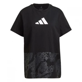 adidas Graphic T-Shirt Womens - Black