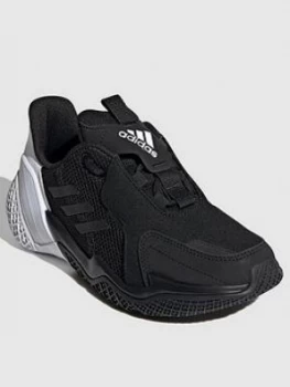 Adidas 4Uture Sport Running Junior Trainers - Black/White