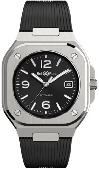 Bell & Ross Watch BR 05 Auto Black Steel Rubber