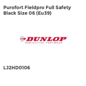 Purofort FieldPro Full Safety Black Size 06 (EU39)