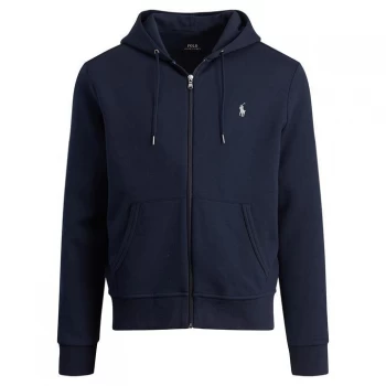 POLO RALPH LAUREN Technical Full Zip Logo Hoodie - Aviator Navy