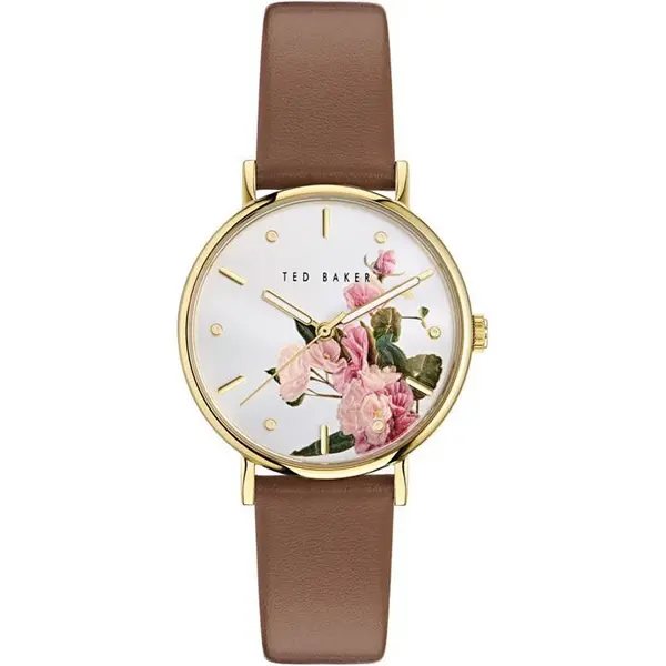 Ted Baker Phylipa Romance Watch BKPPHF308 - Gold, Silver and Brown One Size