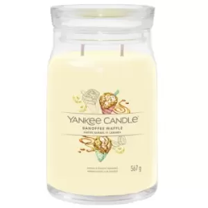 Yankee Candle Signature Jar Candle Large Jar Banoffee Waffle 567g