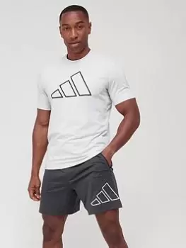 adidas Train Future Icons 3 Bar T-Shirt - Grey, Size S, Men