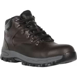 Regatta Mens Gritstone Leather Safety Boots (12 UK) (Peat) - Peat