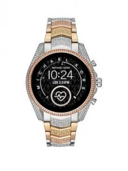 Michael Kors Full Display Two Tone Stainless Steel Bracelet Ladies Smart Watch