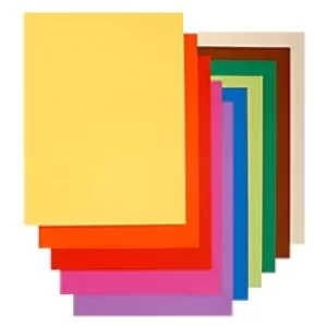 Exacompta Recycled Square Cut Folders 150001E A4 Assorted Colours 80gsm Board Pack of 1000