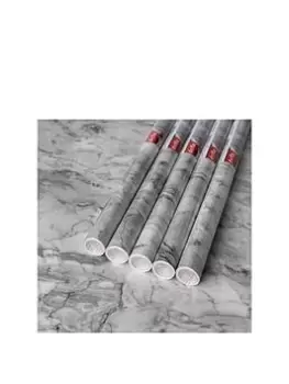 D-C-Fix Marble Romeo Grey Self Adhesive Vinyl Wrap Film - 67.5Cm X 2M (5 Rolls)