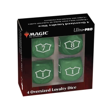 Magic: The Gathering - Deluxe 22MM Forest Loyalty Dice Set with 7-12