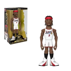 NBA Legends Philadelphia 76ers Allen Iverson 12-Inch Vinyl Gold