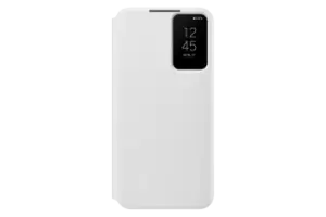 Samsung Galaxy S22+ Smart Clear View Cover in White (EF-ZS906CWEGEW)