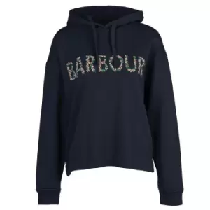 Barbour Womens Greenwell Hoodie Navy 12