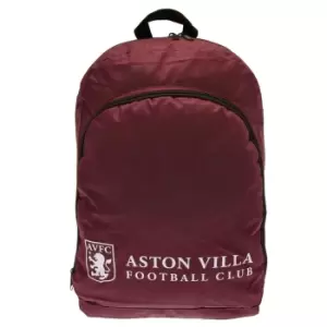 Aston Villa FC Colour React Backpack (One Size) (Claret Red/White)