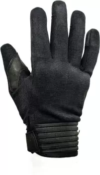 Helstons Simple Motorcycle Gloves, black, Size M L, black, Size M L