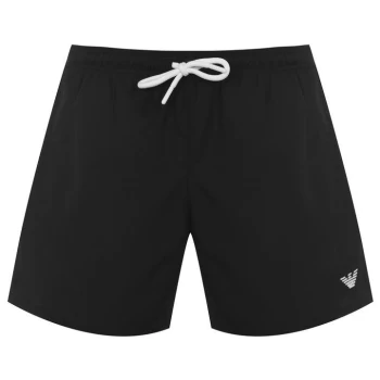 EMPORIO ARMANI Essential Swim Shorts - Black