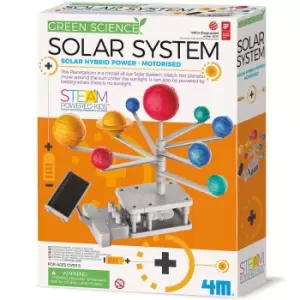 4M Green Science - Solar Hybrid Powered Motorized Solar System