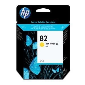 HP 82 Yellow Ink Cartridge 69ml