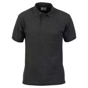 Absolute Apparel Mens Precision Polo (5XL) (Charcoal)