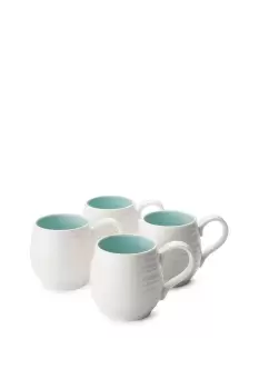 Sophie Conran' Set of 4 Honey Pot Mugs - Celadon