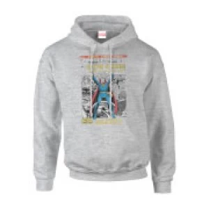 Marvel Doctor Strange Premiere Comic Cover Mens Grey Pullover Hoodie - S - Grey