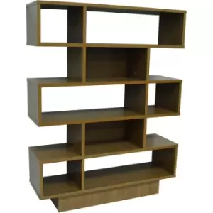 Watsons - Geometric Display Storage Shelving - Oak - Oak