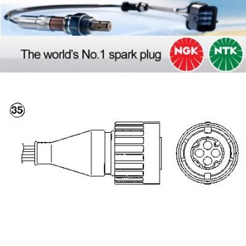 1x NGK NTK Oxygen O2 Lambda Sensor OZA572-E8 OZA572E8 (0209)