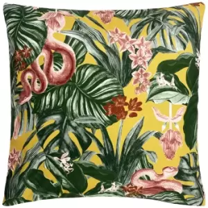 Medinilla Outdoor Cushion Mustard, Mustard / 43 x 43cm / Cover Only