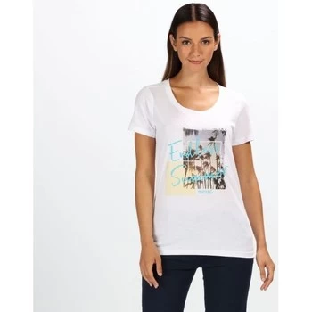 Regatta Womens Filandra III Graphic T-Shirt womens in White - Sizes UK 16