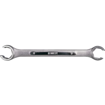 Kennedy - Metric Flare Nut Spanner, Chrome Vanadium Steel, 14MM X 17MM