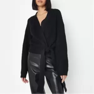 Missguided Tall Belted Cardigan - Black