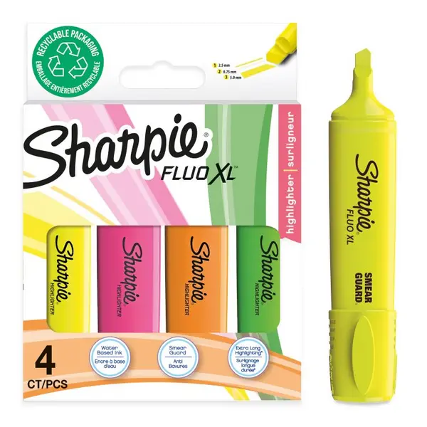 Sharpie 2190473 Fluo XL Highlighter Blis GJQ34137J