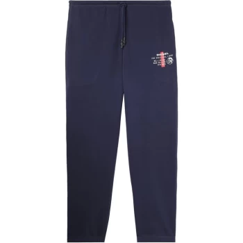 Diesel Logo Cuff Pants - Navy 8AT