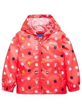 Regatta Girls Peppa Pack-It Jacket - Pink, Size 6-12 Months, Women