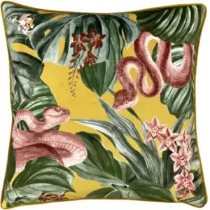 Furn. - Medinilla Tropical Cushion Mustard - Mustard