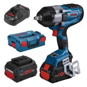 Bosch GDS 18V-1000 C BITURBO 18v Brushless 1/2" Impact Wrench 2 x 5.5ah Li-ion ProCore Charger Case